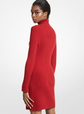 Cashmere Turtleneck Dress