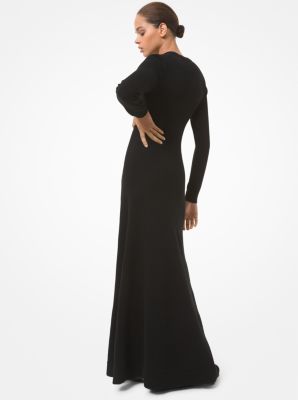 Cashmere Double Slit Dress
