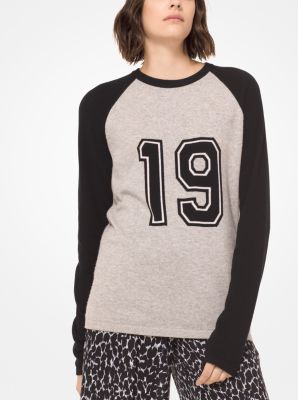 M&eacute;lange Cashmere 1981 Varsity Sweater