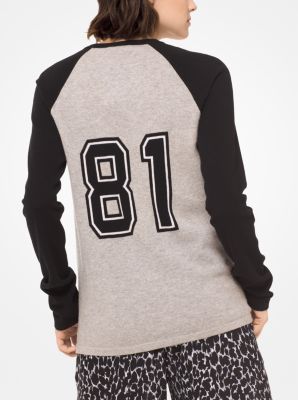 M&eacute;lange Cashmere 1981 Varsity Sweater