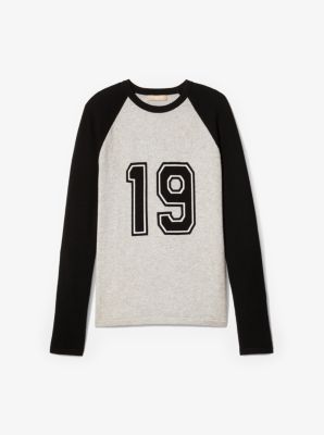 M&eacute;lange Cashmere 1981 Varsity Sweater