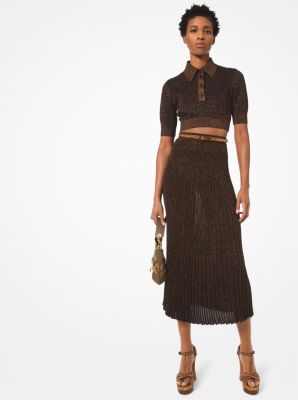 Michael kors sale skirts brown