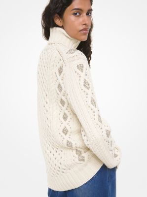 Michael kors oversized knit cardigan hotsell