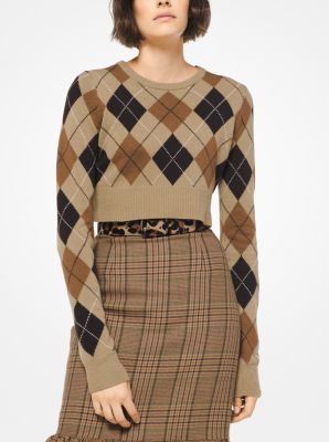 Arriba 52+ imagen michael kors argyle sweater