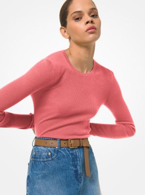 Michael kors featherweight cashmere on sale sweater