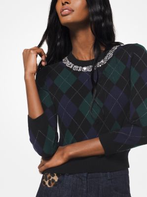 Michael kors 2025 argyle sweater