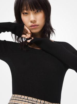 michael kors featherweight cashmere sweater