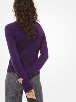 michael kors sweaters purple