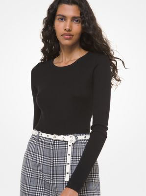 Michael kors featherweight cashmere on sale sweater