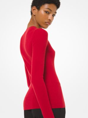michael kors featherweight cashmere sweater
