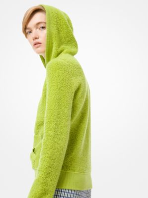 Cotton and Cashmere Terry Zip-Up Hoodie | Michael Kors Canada