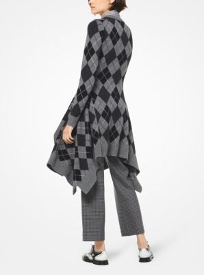Argyle Cashmere Handkerchief Pullover