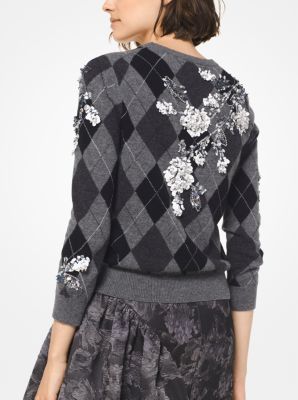 Michael kors deals argyle sweater