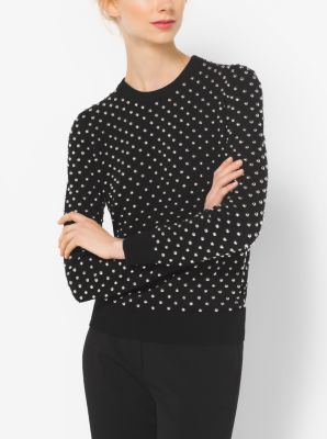 Michael kors on sale studded sweater