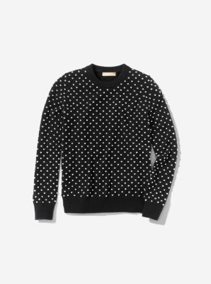 Michael kors deals studded sweater