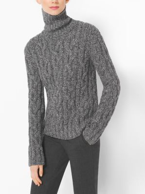 michael kors chunky cable knit sweater
