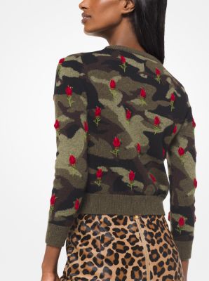 Camouflage hotsell cashmere sweater