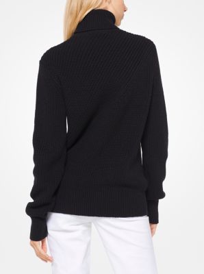 Tropical Merino Turtleneck