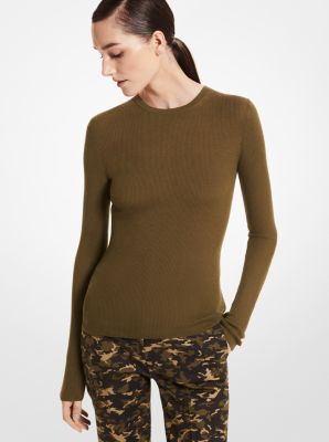 Michael kors featherweight sale cashmere sweater