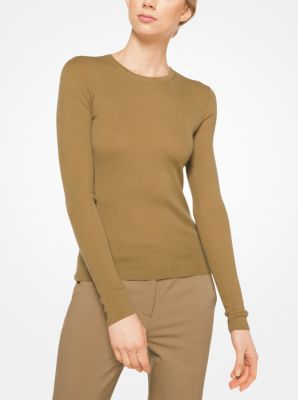 Michael kors featherweight on sale cashmere sweater