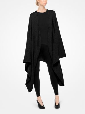 Cashmere Ribbed Cape