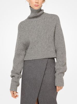 Cashmere and Mohair Turtleneck Sweater