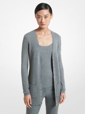 Washable merino clearance boyfriend cardigan sweater