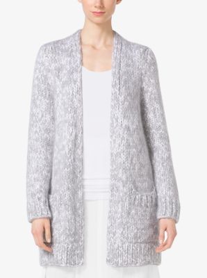 Cotton and Mohair Tweed Cardigan image number 0