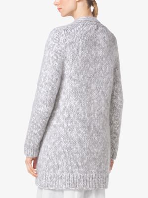Cotton and Mohair Tweed Cardigan image number 1