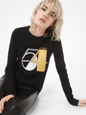 Studio 54 Cotton Long-Sleeve T-Shirt