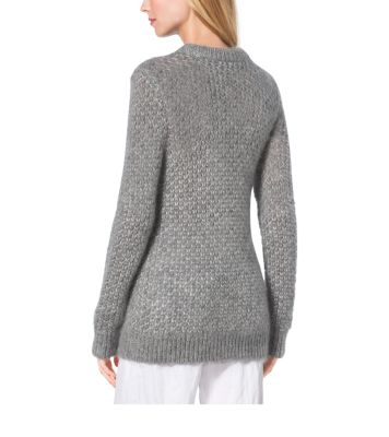 Seedstich Mohair and Silk Sweater