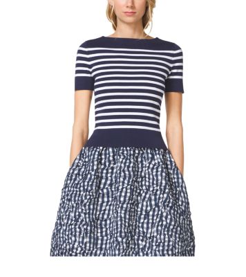 Striped Compact Cotton Top