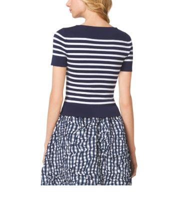 Striped Compact Cotton Top