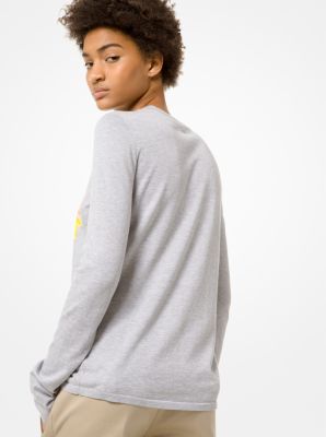 Cotton Surf Sweater Tee in PEARL GREY | Michael Kors