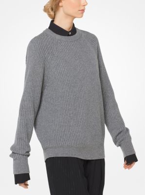 Pull c&ocirc;tel&eacute; en cachemire