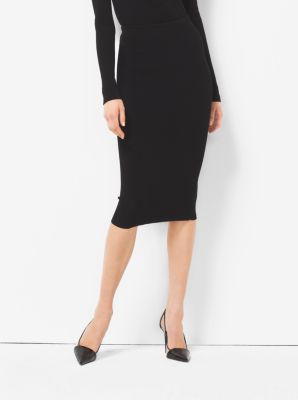 stretch pencil skirt