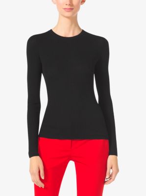 Michael kors featherweight on sale cashmere sweater