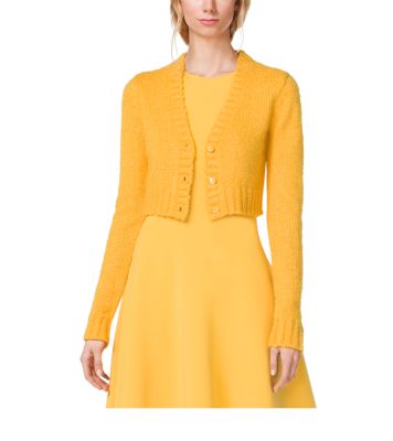 Michael kors sweaters yellow online