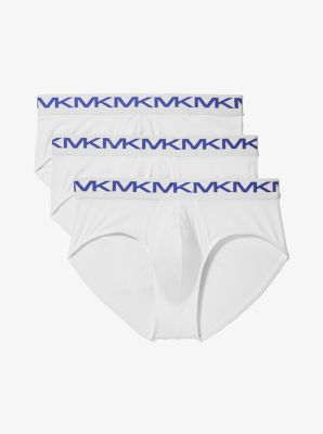 3-Pack Stretch Cotton Brief in WHITE | Michael Kors
