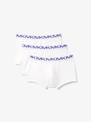$57 Michael Kors Underwear Men Black MK Cotton Stretch Boxer Brief Trunk  Size XL