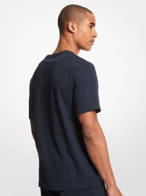 Logo Cotton T-Shirt in NAVY | Michael Kors