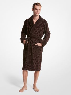 Men Fall Fashion Custom Bathrobe 100% Cotton Towelling Bath Robe