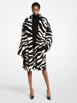 michael kors zebra coat