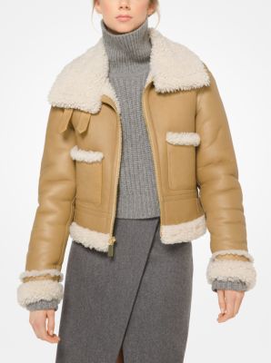 Michael kors shop shearling jacket