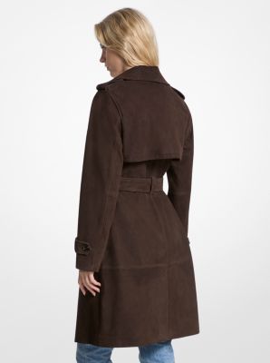 Trench in pelle scamosciata image number 1
