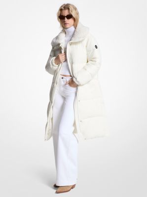 Packable Quilted Nylon Puffer Coat