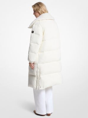 Packable Quilted Nylon Puffer Coat