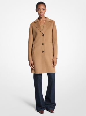 Wool Blend Scarf Coat image number 2