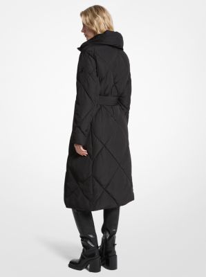 Diamond Quilted Puffer Coat image number 1