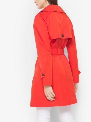 Weather-Resistant Techno Trench Coat